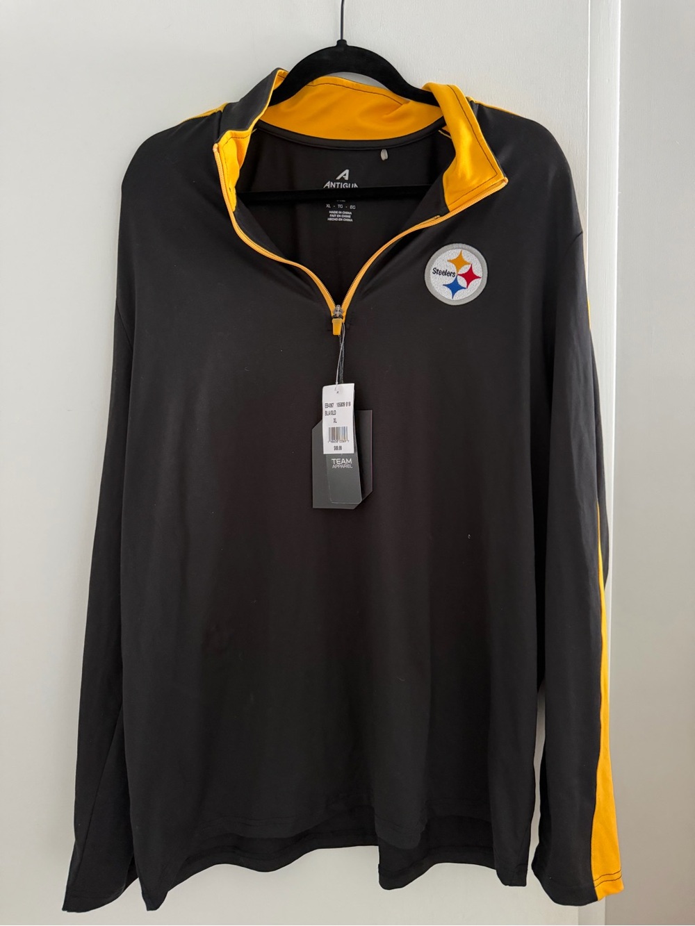 Steelers Antigua Quarterzip